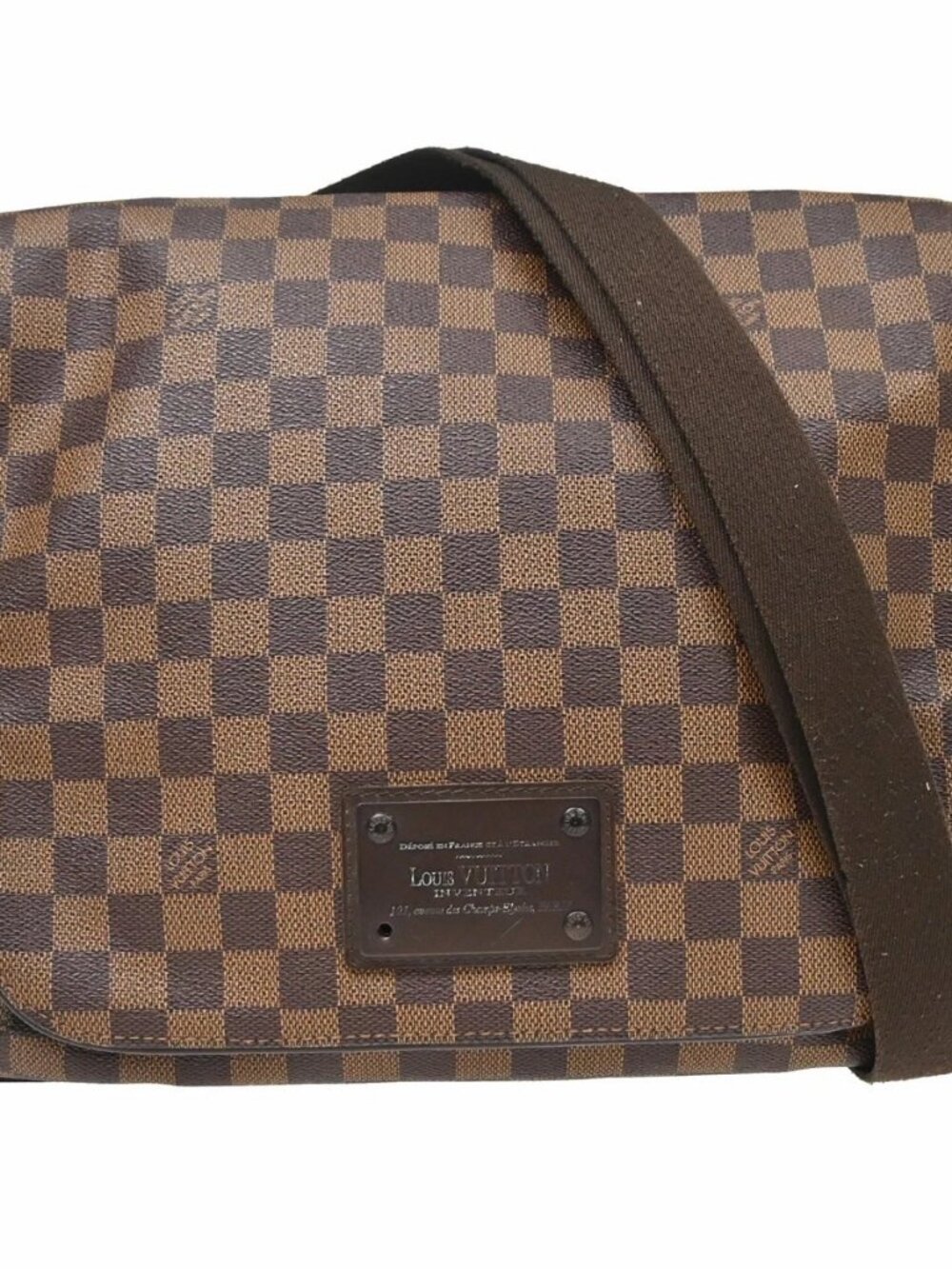 Best06 LOUIS VUITTON DAMIER BROOKLYN MM SHOULDER BAG N51211 NQ10159